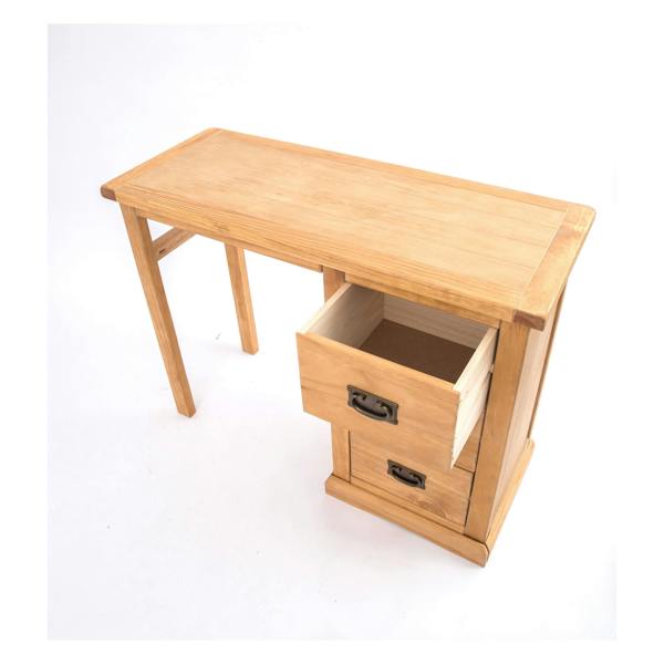 Cabinet Bits Lucca 3 Drawer Desk - Dressing Table Brass Drop Handle