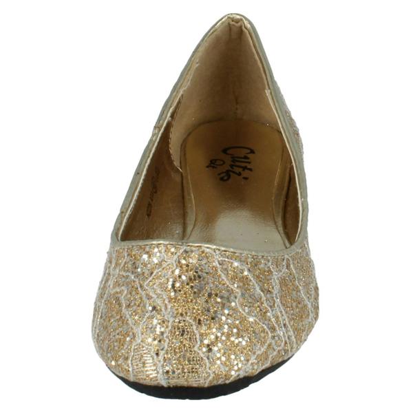 Cutie Girls Cutie Glitter Slip On Shoes
