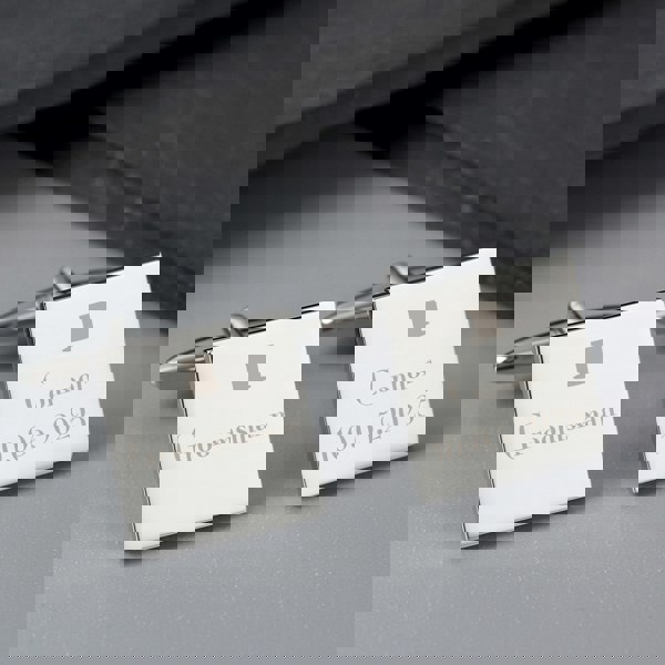 Personalised Memento Company Personalised Groomsman Cufflinks