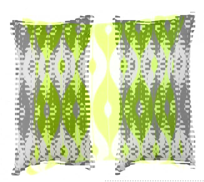 Scatter Cushions Polyester 45cm x 45cm (18"x18") – Outdoor Garden Sofa Cushions | UK Made GREEN PATTERN The Garden Furniture Shop