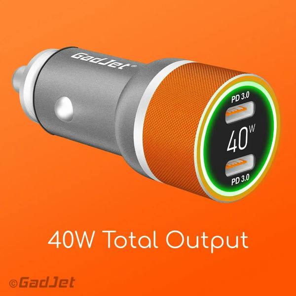 Dual USB-C Car Charger