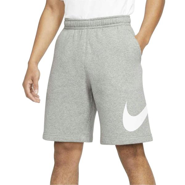 Nike Mens Club Fleece Sweat Shorts - Dark Grey/White - 