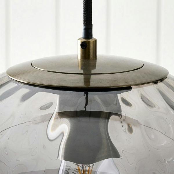 Pagazzi Lighting Tamara 3-Light Antique Brass Pendant Bar