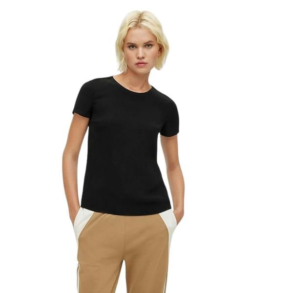 Boss Womens/Ladies Crew Neck Regular T-Shirt - Black - 