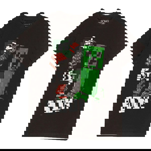 Minecraft Childrens/Kids Like A Boss T-Shirt - Black