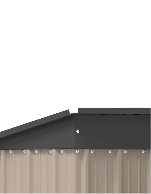 Groundlevel 5x3 Foot Metal Garden Shed