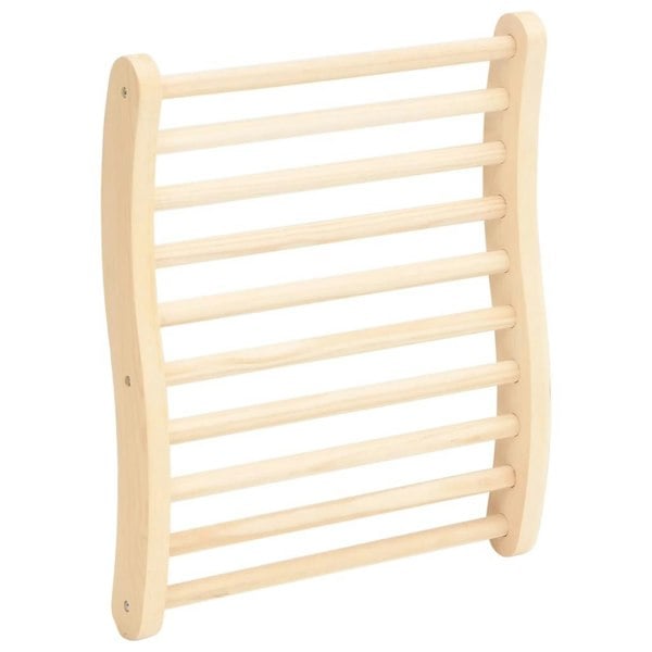 Berkfield S-Shape Sauna Backrest Solid Wood Pine
