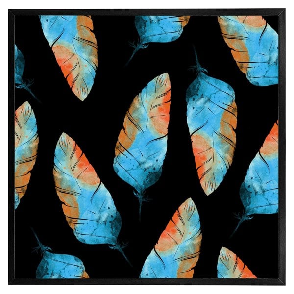 Benjamin Tate Design Imprints boho feathers (picture Frame)
