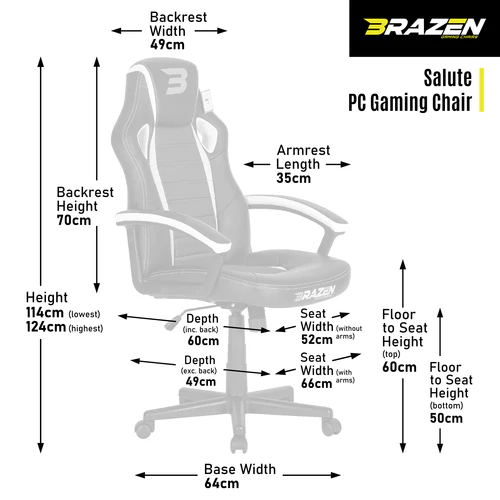 BraZen Salute PC Gaming Chair