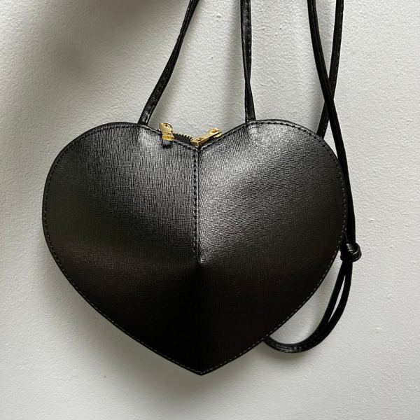 Scott-Samuel Heart Leather Handbag