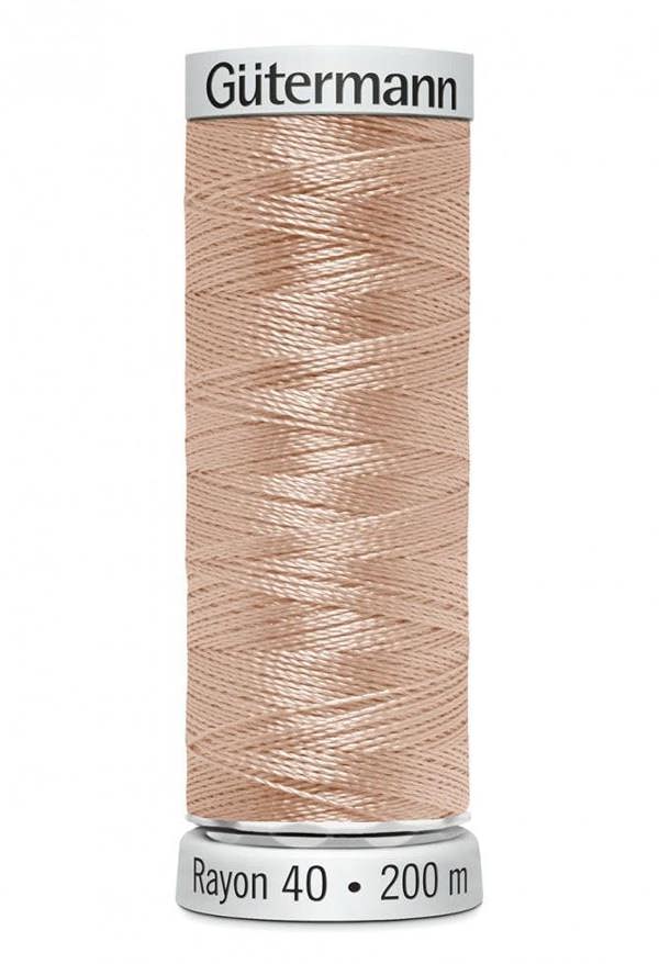 Gutermann No 40 Sulky Rayon Embroidery Thread 200m Rayon Thread Suitable For Embroidery