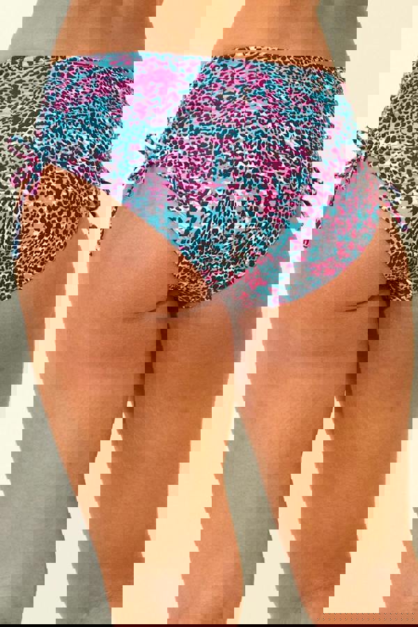 Neon Leopard Print Bikini