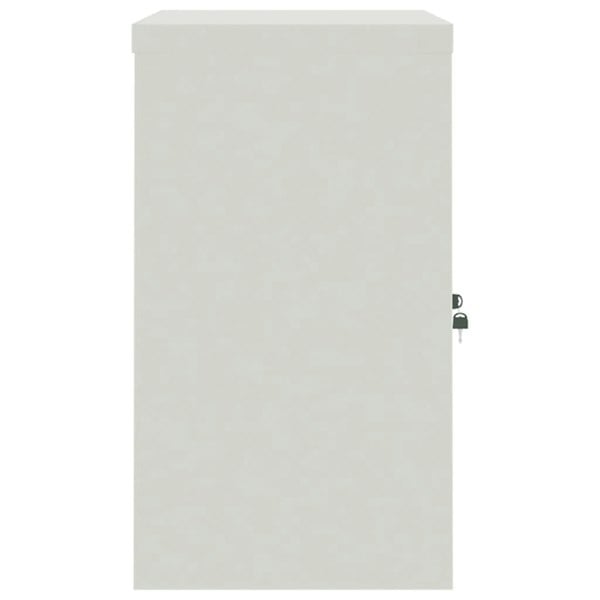 Berkfield File Cabinet Light Grey and Blue 90x40x70 cm Steel