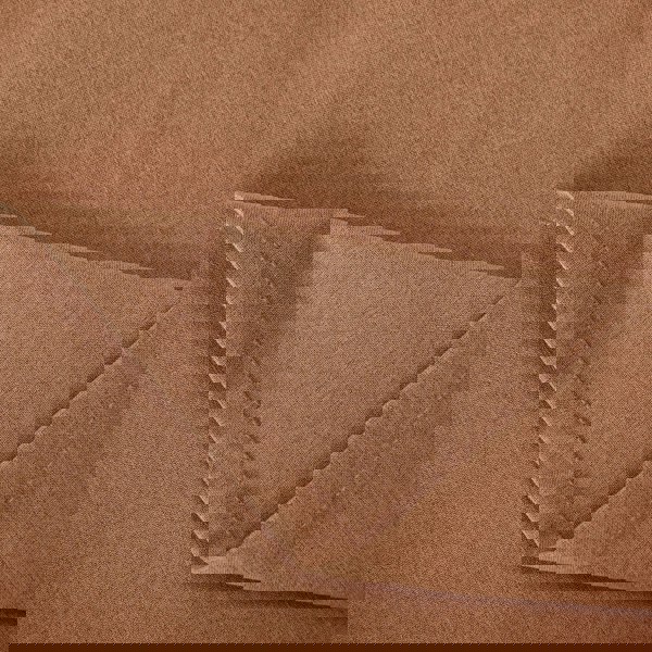 Mustard Orange Linen Blackout Curtains - 46 x 63 Inch Drop - 2 Panel Image 3