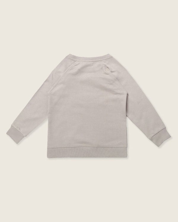 Long-lasting organic cotton kids sweatshirt