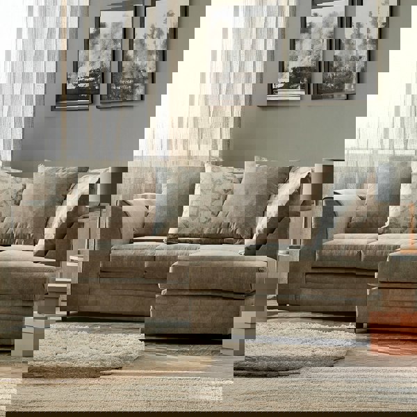 Furnishings For Less Graceland Fabric Corner Sofa