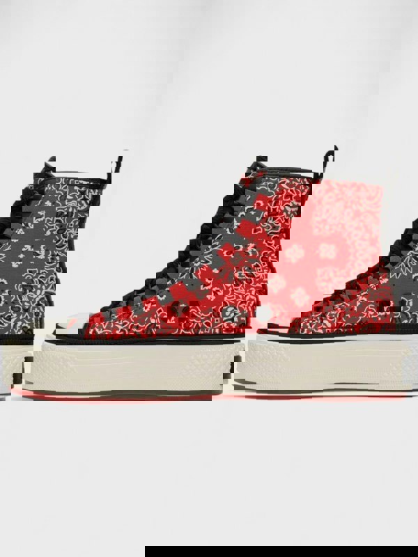 Amiri Bandana MA Logo Court Hi Red - Supplied FashionAmiri