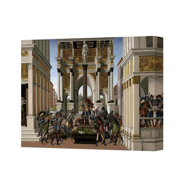 Benjamin Tate Design Canvas Wall Art Classical Architecture Battle Scene 4671