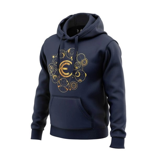 Marvel Mens Eternals Movie Emblem Hoodie - Navy Blue