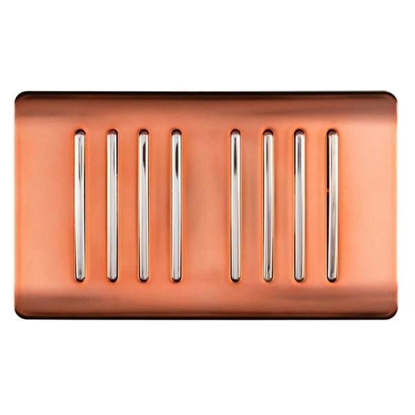Trendi Switch 8 Gang 1 or 2 Way Light Switch in Copper