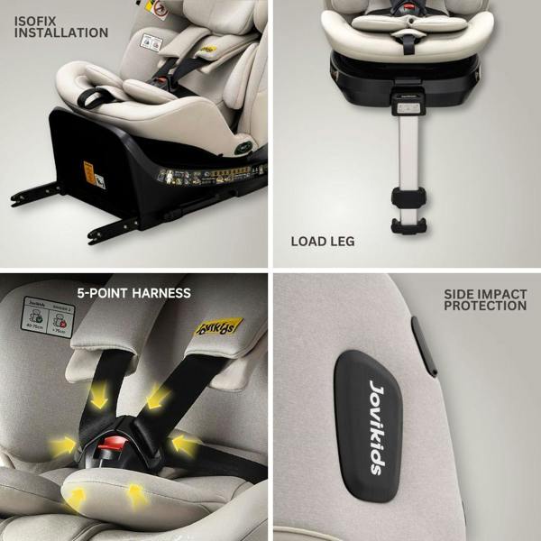JoviKids Ranger  2 Car Seat - Milkstone