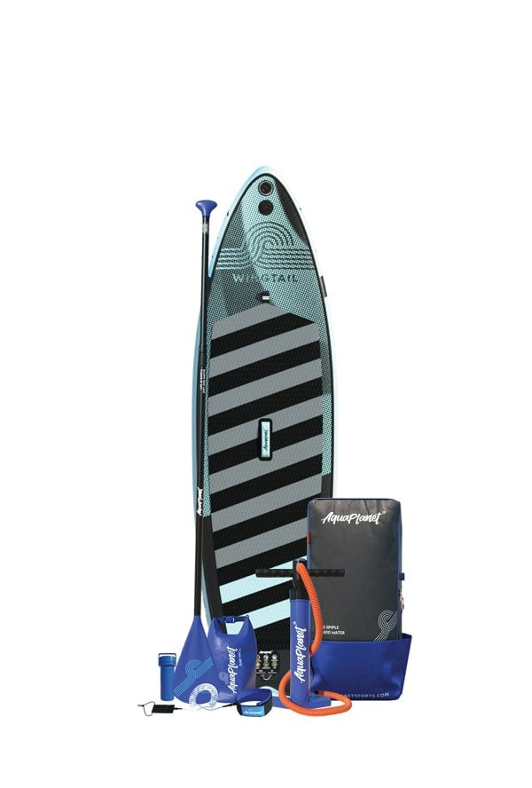 Aquaplanet WINGTAIL 9' Inflatable SURF & SUP Paddle Board Package