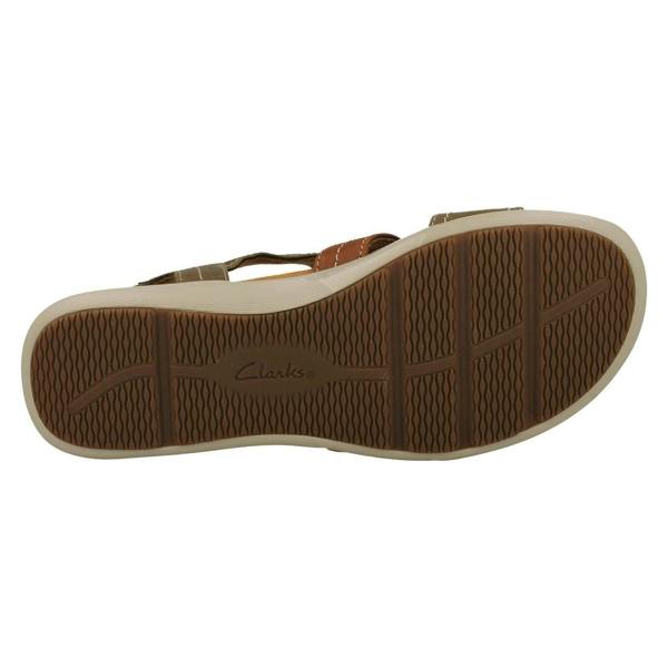 Clarks Ladies Clarks Contour Cushion Strappy Sandals Kitly Step