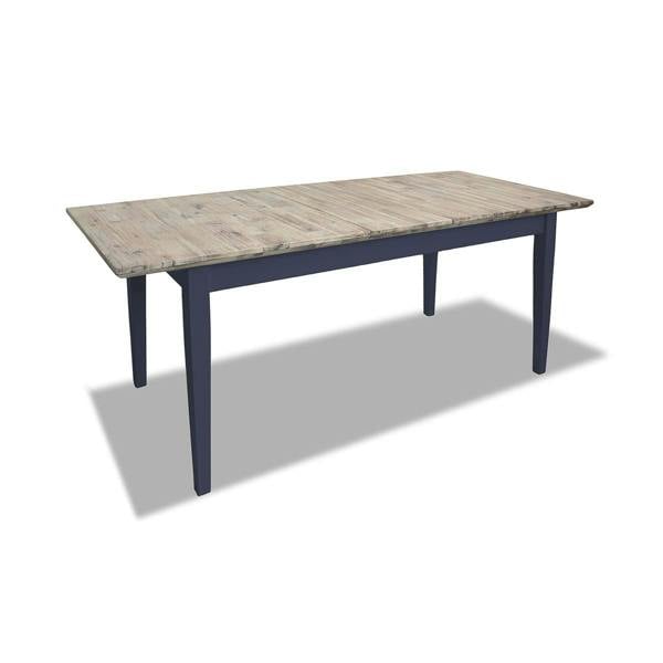 Statement Furniture Florence Rectangle Extending Kitchen Dining Table with Center Extension Leaves