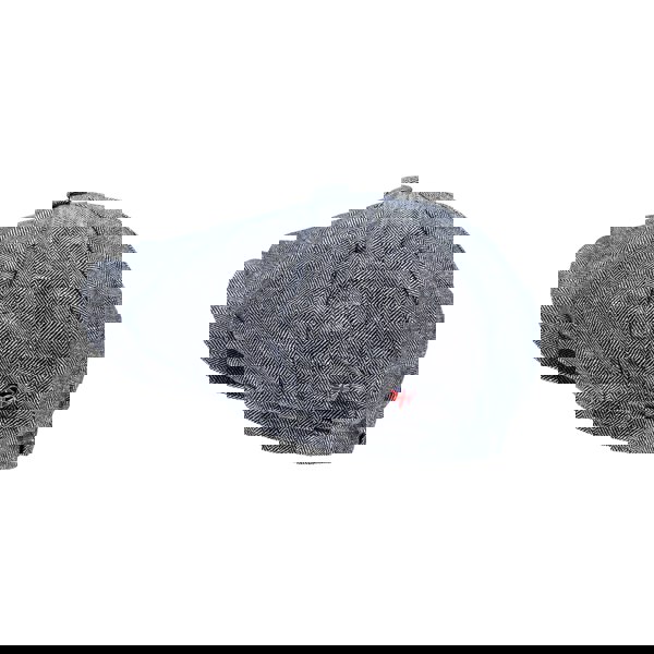 Carlyle Herringbone Linen Newsboy Cap - Unisex Design