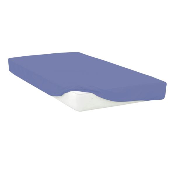 Belledorm Easycare Percale Fitted Sheet - Sky Blue
