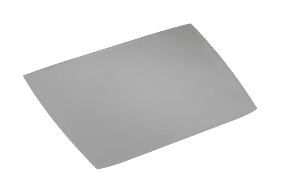 Durable ARTWORK Overlay Desk Mat with Clear Anti-Glare Cover | 5 Pack | Grey