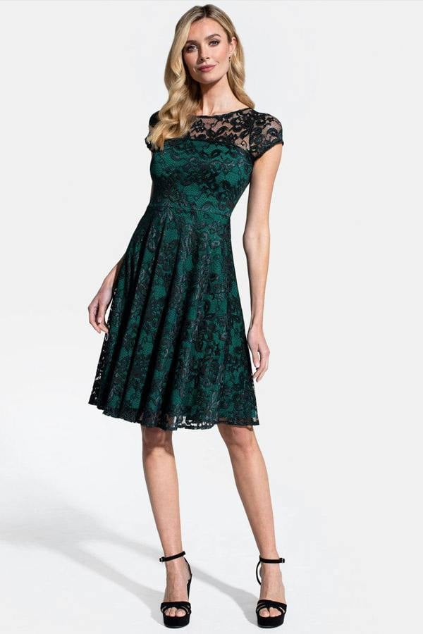 HotSquash Lace Fit N Flare Dress