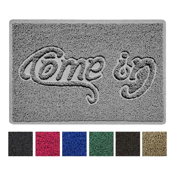 Nicoman "Come In" Grey Spaghetti Door Mat