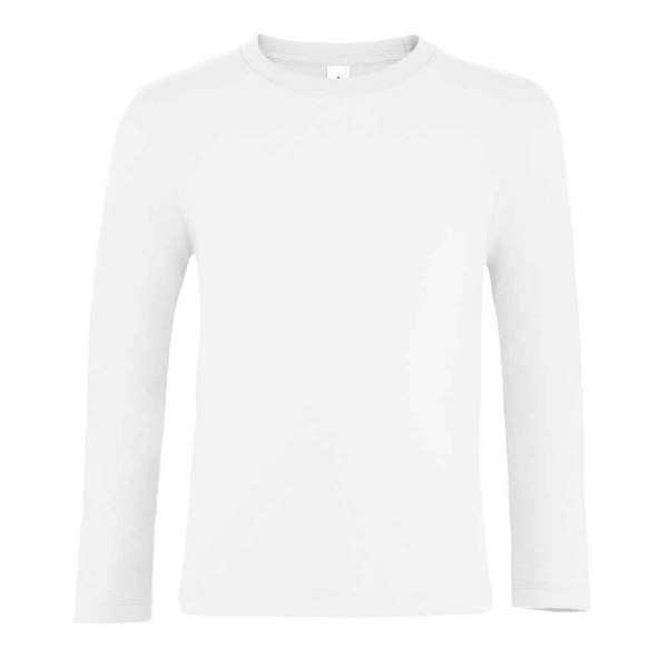 SOLS Childrens/Kids Imperial Long-Sleeved T-Shirt - White