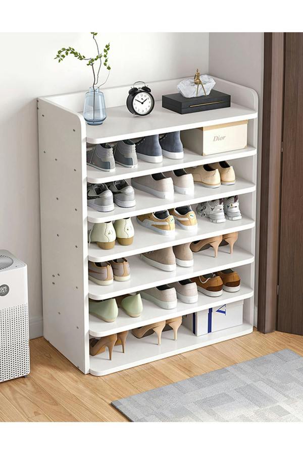 Living and Home 7-Tier Shoe Rack Shoe Cabinet for Entryway