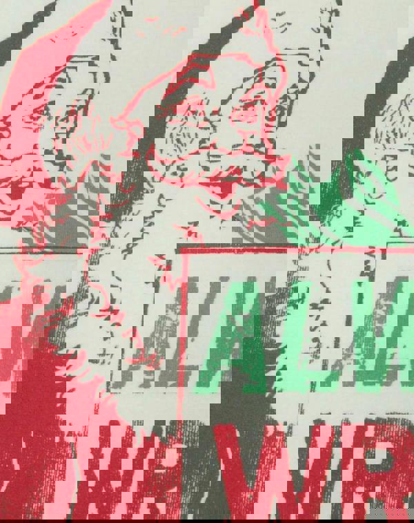 Junk Food Clothing Mens Off-White Santa Short Sleeved T-Shirt