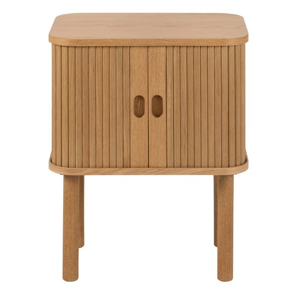 Furniture To Go Langley Square Bedside Table in Oak