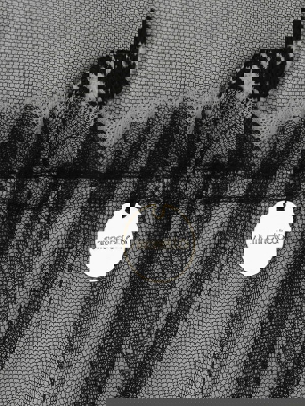 Simonetta  Houndstooth Heart Embroidered Dress