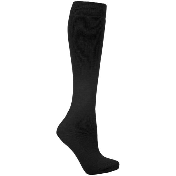 Trespass Adults Unisex Tubular Luxury Wool Blend Ski Tube Socks - Black - 
