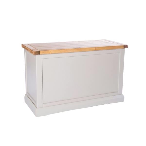 Loreo Light Grey Blanket Box Ottoman