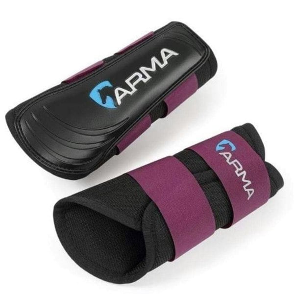 ARMA Neoprene Horse Brushing Boots - Plum