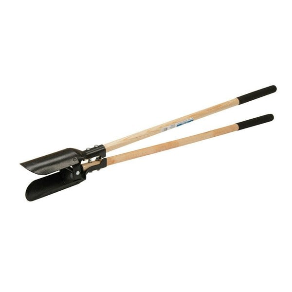 1500mm Heavy Duty Post Hole Digger Fence & Decking Square Posts Hardened Steel Loops