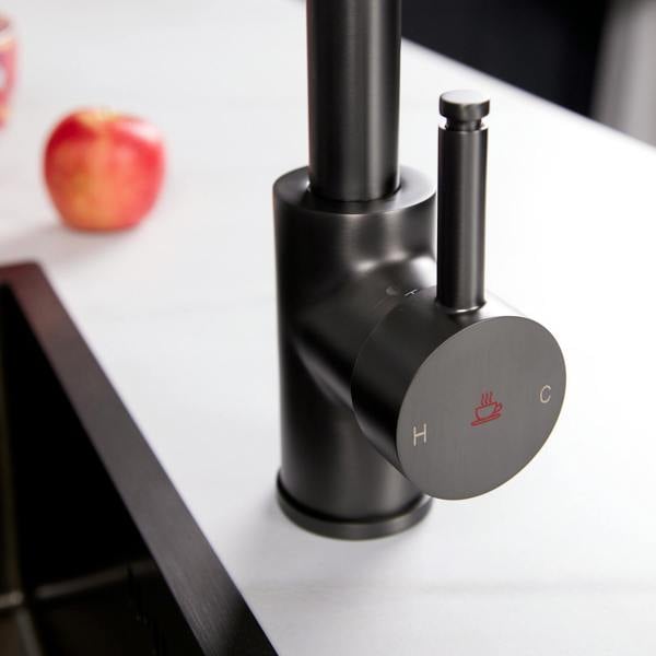 Flode Solo | Single Lever 3 in 1 Instant Boiling Tap | Gun Metal Finish