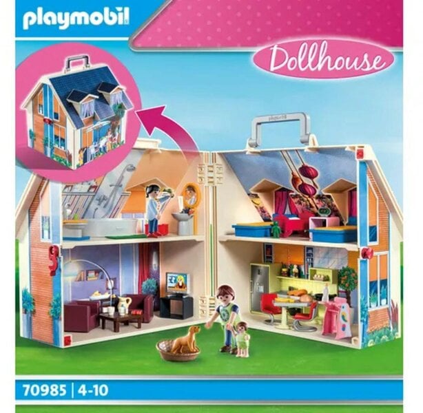 Playmobil 70985 Take Along Dollhouse Portable Playset
