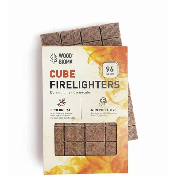 Callow Cube Firelighters - Eco-Friendly Firestarters for BBQs and Fireplaces