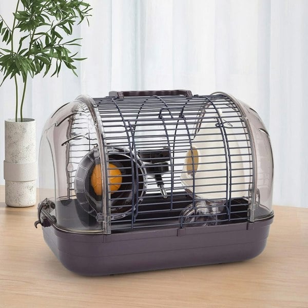Crystal Hamster Cage: Stylish and Comfortable Outdoor Habitat Living and Home