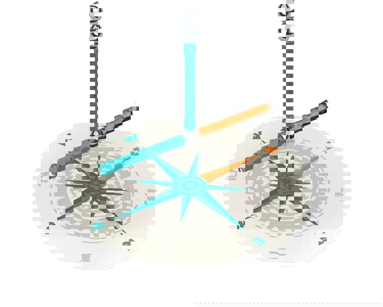 Geomag Mechanics Gravity Motion Magnetic Compass - 35 Pieces