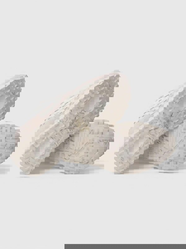 Diesel Womens Tyche Runner Sneakers Suede Fabric White