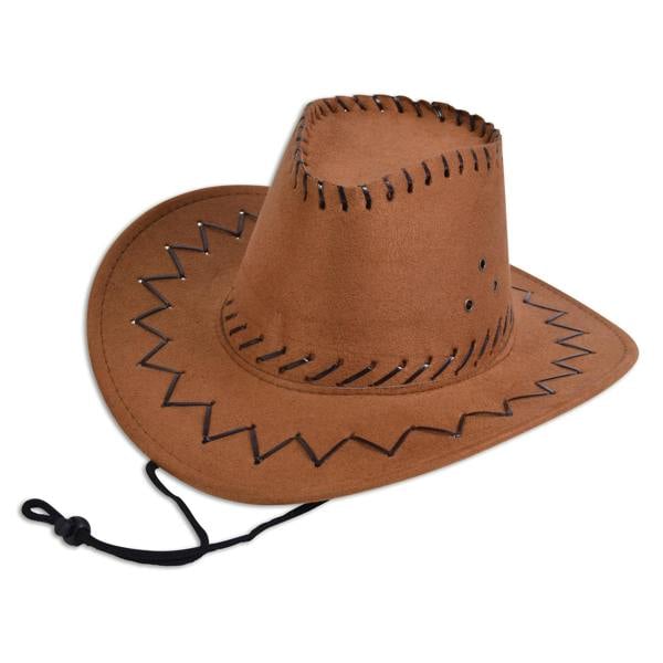 Bristol Novelty Childrens/Kids Stitched Cowboy Hat - Brown - 