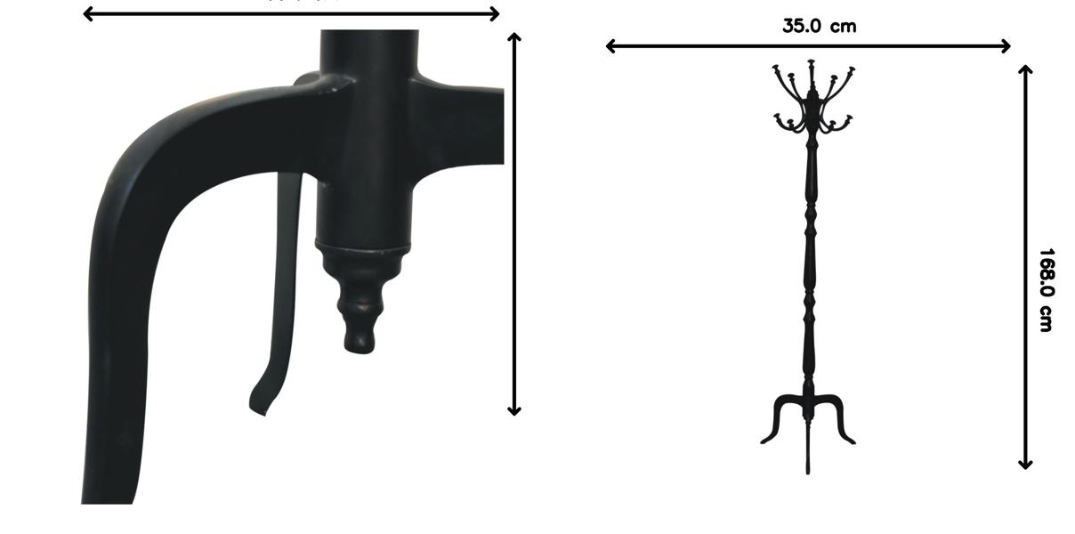 Artisan Furniture Black Coat Stand